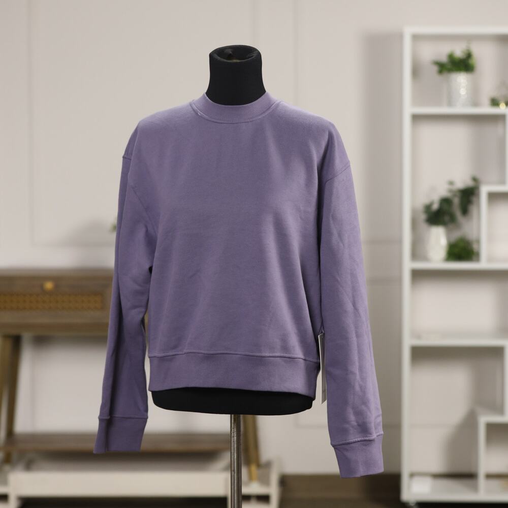 Lululemon Steady State Grape Mist Purple Oversized Crew Sweatshirt Size Small 🤍 - Picture 4 of 12